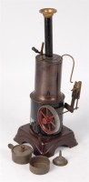 Lot 107 - Bing Bavaria, stationary vertical steam engine,...