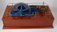 Lot 114 - A well engineered model of a mill type steam...