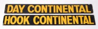 Lot 119 - A yellow and black 'Day Continental' tin strip...
