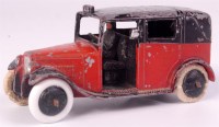 Lot 2009 - Dinky Toys, 36G pre-war taxi with driver,...