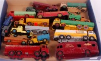 Lot 2022 - 15 assorted Dinky and Benbros playworn...