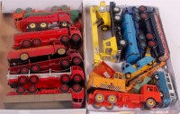 Lot 2028 - 15 assorted playworn Dinky, Corgi and Budgie...