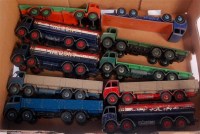 Lot 2030 - Dinky Toys 8-wheel Foden playworn group to...