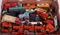 Lot 2038 - 33 assorted playworn Dinky and other diecasts,...