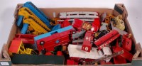 Lot 2040 - 25 playworn Dinky Toys, commercial, farming...