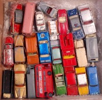 Lot 2043 - 25 assorted playworn Dinky Toys, some a/f and...