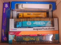 Lot 2515 - 9 boxed Corgi Superhaulers, all in window...