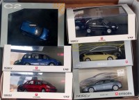 Lot 2563 - Norev, 1/43 scale Citroen car group, all in...