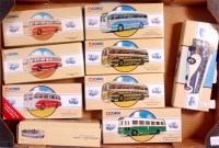 Lot 2619 - Corgi Classics boxed bus related group, all as...