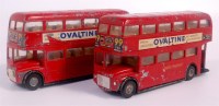 Lot 2646 - Spot-On, No.145 playworn Routemaster bus group...