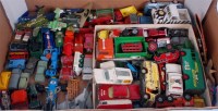 Lot 2550 - 60+ loose playworn diecasts, mixed...