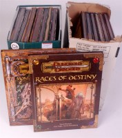 Lot 3140 - 20+ Dungeons & Dragons related hardback rule...