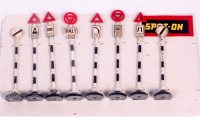 Lot 2652 - 8 assorted Spot-On road traffic signs, applied...