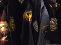 Lot 583 - A set of original American police shirts. From...