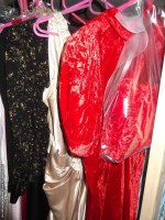 Lot 610 - 4 original 1940's dresses plus a copy. One is...