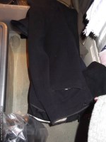 Lot 615 - A large box of vintage military boot...