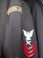 Lot 576 - 11 naval jackets including American Navy and a...