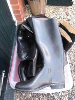 Lot 655 - A box of riding boots, all in good condition...