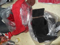 Lot 676 - 2 large bags ladies boots, 1 bag is all...