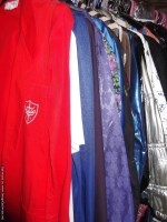 Lot 687 - Large collection of 1980s lady's clothing from...