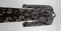 Lot 722 - A Japanese silk gents dressing gown, with...