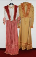 Lot 766 - An early 19th century style grosgrain striped...