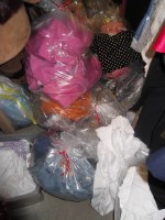 Lot 784 - * Mixed lot - 2 bags vintage jeans, 3 bags...