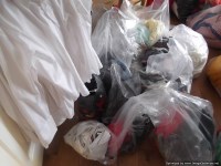 Lot 789 - * 2 bags mostly vintage mens shirts, retro...