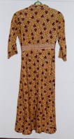 Lot 739 - A ladies crewel work coat, decorated with...