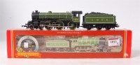 Lot 1011 - A Hornby D49/1 engine and tender LNER lined...