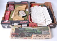 Lot 1029 - 2 trays containing Airfix 'Evening Star' kit...