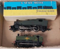 Lot 1031 - A Graham Farish prairie tank engine repainted...
