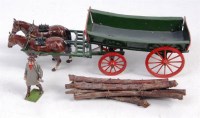 Lot 1208 - Britains set 5F (post-war version) farm wagon...