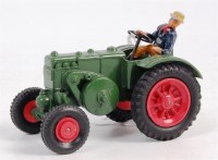 Lot 1209 - Marklin No.8029 Lanz farm tractor, green body,...