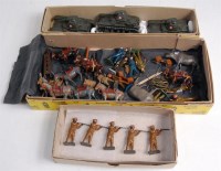 Lot 1224 - Johillco, 5 lead Abyssinian infantry firing...