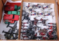 Lot 1229 - Assorted lead and hollowcast miniatures to...