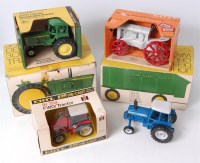 Lot 1243 - 6 assorted ERTL tractor diecasts to include;...
