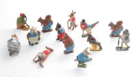 Lot 1256 - 13 Britains CoCo Cub series figures, 1 a/f and...