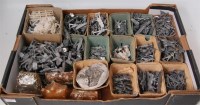 Lot 1258 - 5 trays and 1 storage unit containing assorted...