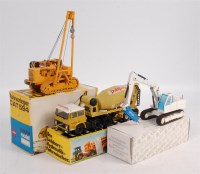 Lot 1263 - Gescha and NZG mixed construction diecasts to...