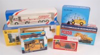 Lot 1267 - 6 mixed scale construction and tanker diecasts,...