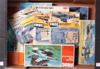 Lot 1539 - 15 Frog 1/72 plastic aircraft kits, all boxed...