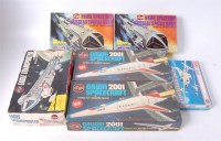 Lot 1555 - 6 Airfix space related plastic kits, all...