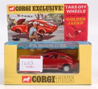 Lot 1603 - Corgi Toys, 341 Mini Macros GT850, metallic...