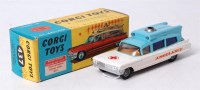 Lot 1613 - Corgi Toys, 437 Cadillac Superior ambulance,...
