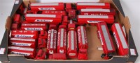 Lot 1624 - 15 Corgi repainted and re-conditioned red...