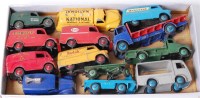 Lot 1914 - 13 assorted playworn commercial Dinky diecasts,...