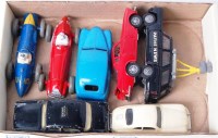 Lot 1925 - 14 mixed playworn Dinky Toys, racing car,...