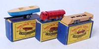 Lot 2325 - 3 boxed Matchbox 1-75 series diecasts to...