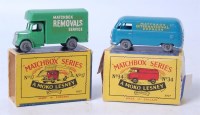 Lot 2326 - 2 boxed matchbox 1-75 series diecasts to...